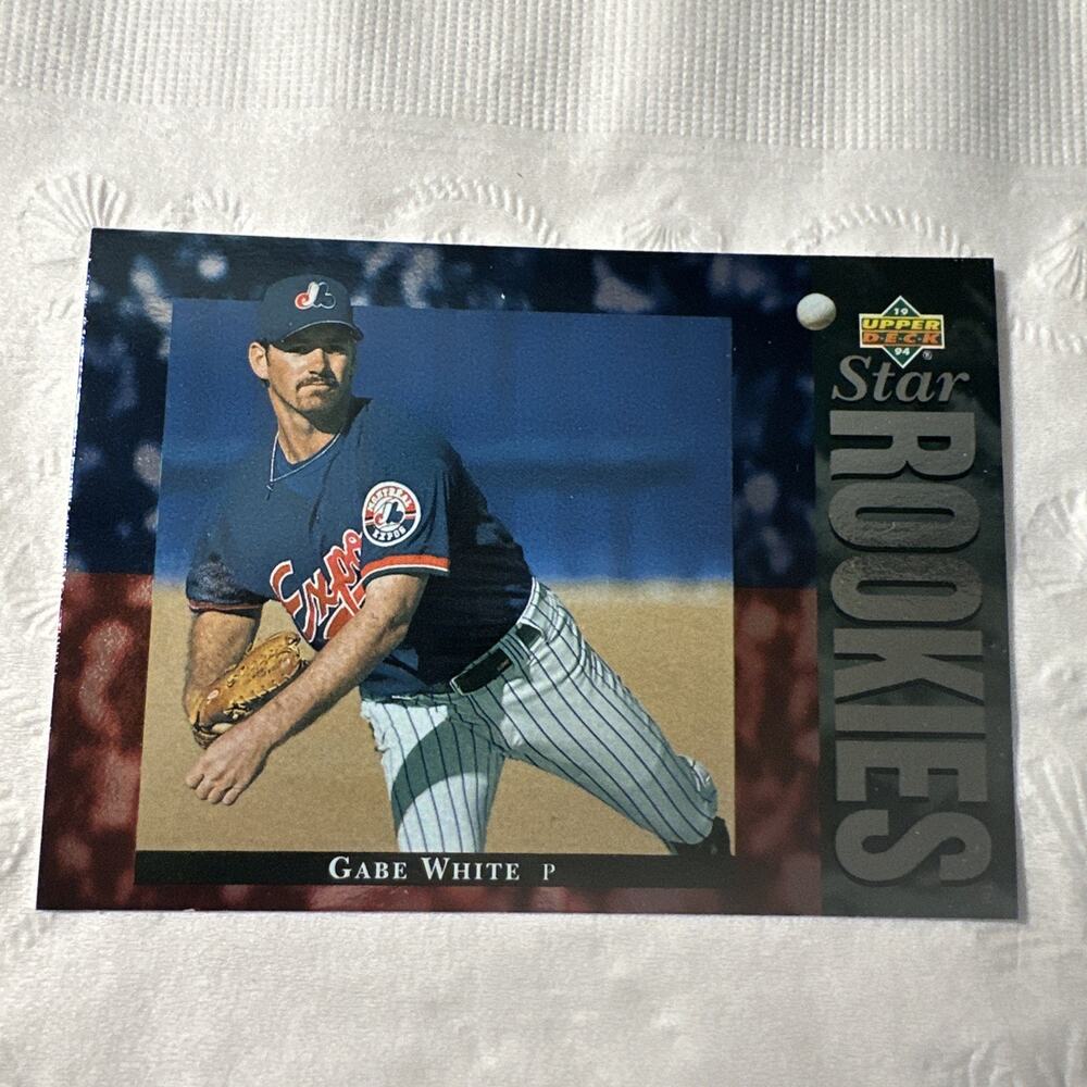 1994 Upper Deck Star Rookie #30 Gabe White RC Montreal Expos Rookie Card NM 114